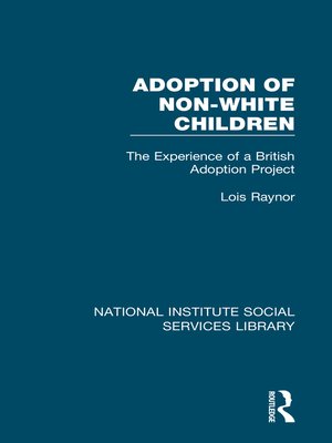cover image of Adoption of Non-White Children